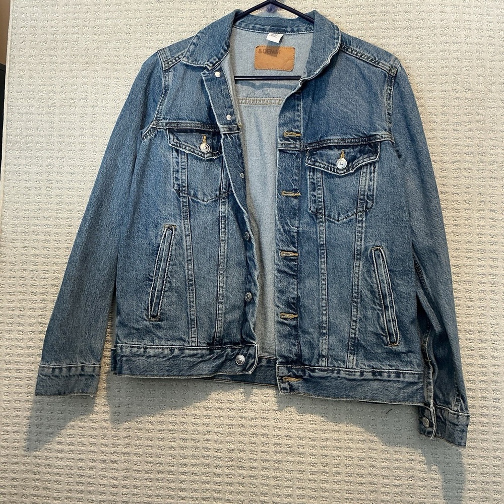 &Denim Women's Denim Jacket 10 Trucker Boyfriend